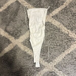 Princess Polly Elegant White Fabric